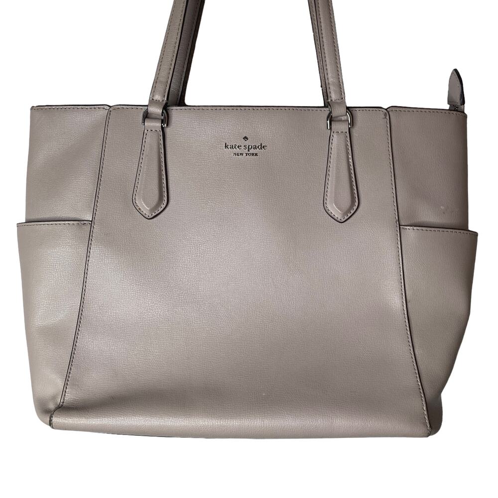 Kate Spade Tippy Medium Top Zip Tote Leather Shoulder Bag Work Everyday Handbag - Picture 6 of 16